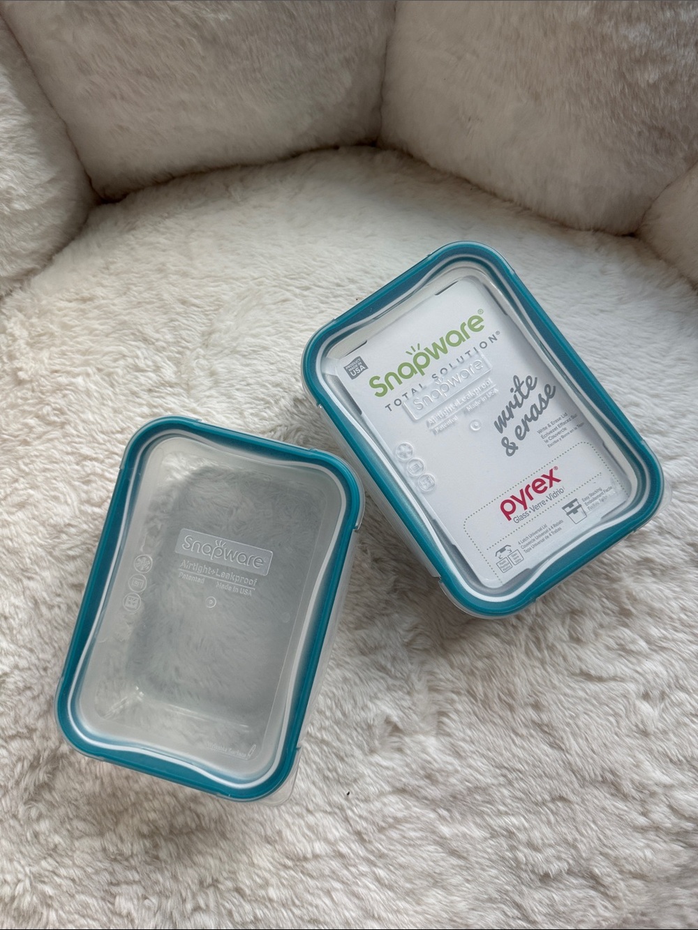 Pyrex Snapware Total Solution 2-Cup Rectangle Food Storage Container glass